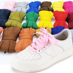Flat Wide Shoelaces 2cm 1Pair Thick Soft Casual Sneakers Running Sports Shoe Laces 100/120/140/160CM Fashion Shoes Accessories