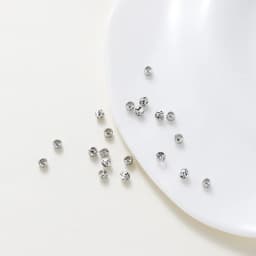 50pcs DIY Jewelry Accessories 14K 18K Gold Plated Striped Cut Flower Beads 2.5 3 4 5 6mm Spacer Beads Bulk Hand Beading Material