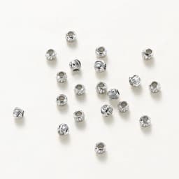 50pcs DIY Jewelry Accessories 14K 18K Gold Plated Striped Cut Flower Beads 2.5 3 4 5 6mm Spacer Beads Bulk Hand Beading Material