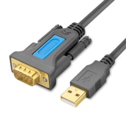 Jasoz USB to RS232 COM Port Serial Cable Adapter PDA 9 DB9 Pin Prolific PL2303 for Windows 7 8.1 10 Vista Mac OS USB RS232 Cable