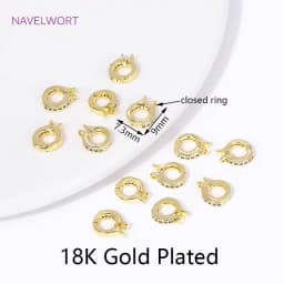 Trendy 18K Gold Plated Hinged Necklace Enhancer For DIY Necklace Making Supplies Brass Pendant Bail Jewelry Materials Wholesale