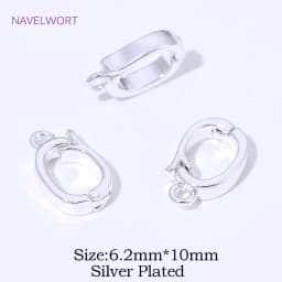 Trendy 18K Gold Plated Hinged Necklace Enhancer For DIY Necklace Making Supplies Brass Pendant Bail Jewelry Materials Wholesale
