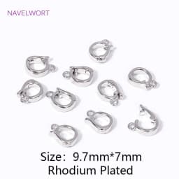 Trendy 18K Gold Plated Hinged Necklace Enhancer For DIY Necklace Making Supplies Brass Pendant Bail Jewelry Materials Wholesale