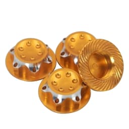Aluminium Wheel Hub Cover Antidust Cover 17mm Hex Nut For Rc 1:8 X-maxx Summit E-revo Arrma Model Car Anti-skid Wheel Cover
