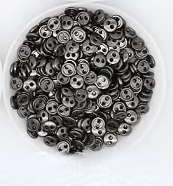 30pcs Mini Metal Buttons 3-8mm for 1Handmade Doll Clothes Round Buckles 2 Holes Scrapbooking Buttons Sewing Accessories