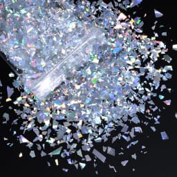 10g Holographic Glitter Irregular Flakes For Epoxy Resin Filler Sparkly Gold Silver Resin Sequins Tumbler Art Moule Resine Epoxy