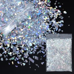 10g Holographic Glitter Irregular Flakes For Epoxy Resin Filler Sparkly Gold Silver Resin Sequins Tumbler Art Moule Resine Epoxy