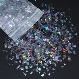 10g Holographic Glitter Irregular Flakes For Epoxy Resin Filler Sparkly Gold Silver Resin Sequins Tumbler Art Moule Resine Epoxy