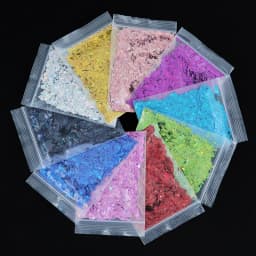 10g Holographic Glitter Irregular Flakes For Epoxy Resin Filler Sparkly Gold Silver Resin Sequins Tumbler Art Moule Resine Epoxy