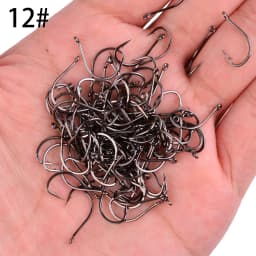 100PCS/Box Fishing Hook Jig Head Fishing Hooks Freshwater Fishhook  Carpfishing Pond Carpe Fish Tackle Accessories
