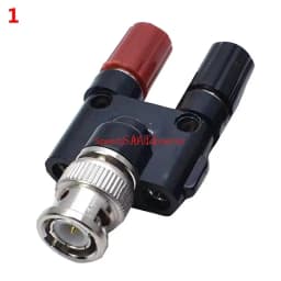1Pcs Q9 BNC BANANA Tee Type 3way 4way Splitter Connector BNC To BNC Male Female RF Coaxial Adapter Copper Brass Fast Delivery