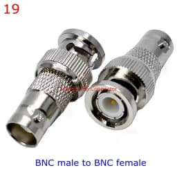 1Pcs Q9 BNC BANANA Tee Type 3way 4way Splitter Connector BNC To BNC Male Female RF Coaxial Adapter Copper Brass Fast Delivery