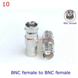 1Pcs Q9 BNC BANANA Tee Type 3way 4way Splitter Connector BNC To BNC Male Female RF Coaxial Adapter Copper Brass Fast Delivery
