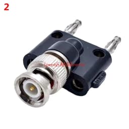 1Pcs Q9 BNC BANANA Tee Type 3way 4way Splitter Connector BNC To BNC Male Female RF Coaxial Adapter Copper Brass Fast Delivery