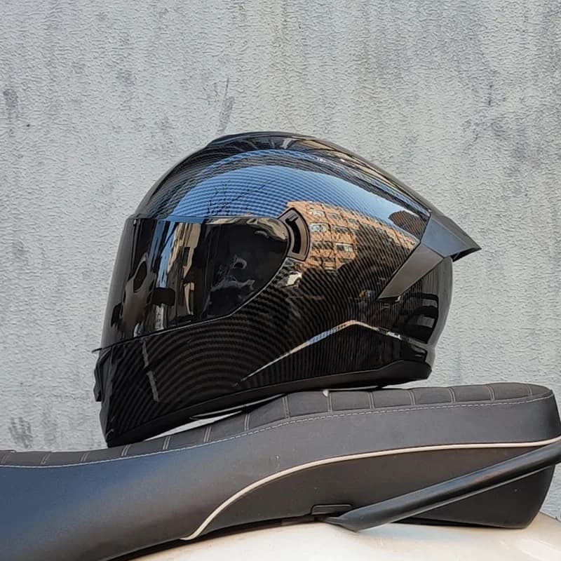 Full Face Racing Helmets Winter Warm Double Visor Motorcycle Helmet Motorbike Sports helmet LVS-701