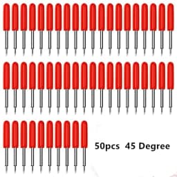 30/45/60 Degrees Replacement Blades For Roland Cricut Plotter Blade Knife Cutter Blades For Power Tools Cutting Plotter 50PCS