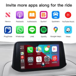 New Upgrade Wireless Apple CarPlay Android Auto Youtube USB adapter hub OEM for Mazda 3 6 2 CX3 CX5 CX8 CX9 MX5 miata TK78669U0C