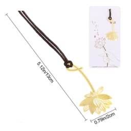 Chinese Style Brass Bookmark Tassel Pendant Retro Book Clip Metal Pagination Mark Student Gift Stationery School Office Supplies
