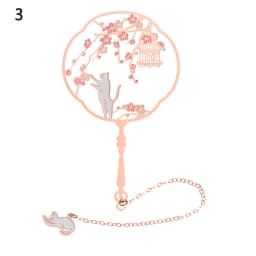 Chinese Style Brass Bookmark Tassel Pendant Retro Book Clip Metal Pagination Mark Student Gift Stationery School Office Supplies