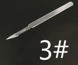 Metal Scalpel 11 Antiskid Knife Craft Carving Knife Mobile Phone Notebook Computer PCB Maintenance Manual Tool Blade