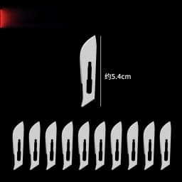 Metal Scalpel 11 Antiskid Knife Craft Carving Knife Mobile Phone Notebook Computer PCB Maintenance Manual Tool Blade
