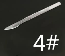 Metal Scalpel 11 Antiskid Knife Craft Carving Knife Mobile Phone Notebook Computer PCB Maintenance Manual Tool Blade