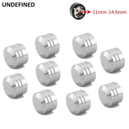 10pcs Head Bolt Cover For Harley Twin Cam Dyna Softail Touring FLH Chrome Schrauben Motor Topper Screw Caps Motorcycle Aluminum
