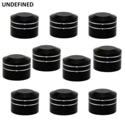 10pcs Head Bolt Cover For Harley Twin Cam Dyna Softail Touring FLH Chrome Schrauben Motor Topper Screw Caps Motorcycle Aluminum