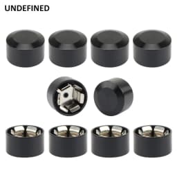 10pcs Head Bolt Cover For Harley Twin Cam Dyna Softail Touring FLH Chrome Schrauben Motor Topper Screw Caps Motorcycle Aluminum