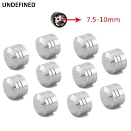 10pcs Head Bolt Cover For Harley Twin Cam Dyna Softail Touring FLH Chrome Schrauben Motor Topper Screw Caps Motorcycle Aluminum