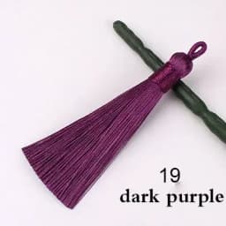 2/5/10PCS 8cm Polyester Silk Tassel Vertical Tassel Decoration Crafts DIY Jewelry Home Decoration Sewing Curtain Accessories