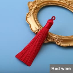 2/5/10PCS 8cm Polyester Silk Tassel Vertical Tassel Decoration Crafts DIY Jewelry Home Decoration Sewing Curtain Accessories