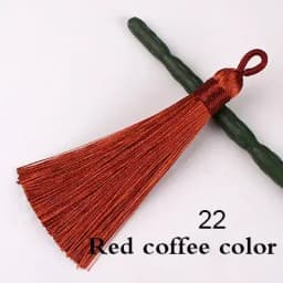 2/5/10PCS 8cm Polyester Silk Tassel Vertical Tassel Decoration Crafts DIY Jewelry Home Decoration Sewing Curtain Accessories