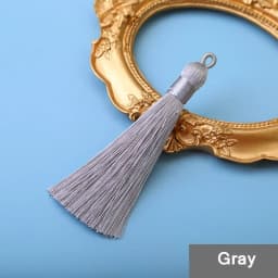 2/5/10PCS 8cm Polyester Silk Tassel Vertical Tassel Decoration Crafts DIY Jewelry Home Decoration Sewing Curtain Accessories