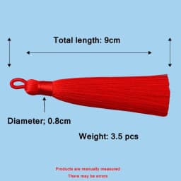 2/5/10PCS 8cm Polyester Silk Tassel Vertical Tassel Decoration Crafts DIY Jewelry Home Decoration Sewing Curtain Accessories