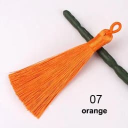 2/5/10PCS 8cm Polyester Silk Tassel Vertical Tassel Decoration Crafts DIY Jewelry Home Decoration Sewing Curtain Accessories