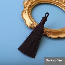 2/5/10PCS 8cm Polyester Silk Tassel Vertical Tassel Decoration Crafts DIY Jewelry Home Decoration Sewing Curtain Accessories