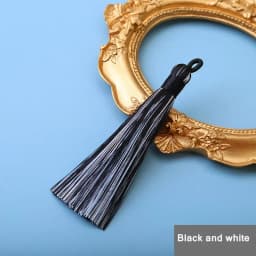 2/5/10PCS 8cm Polyester Silk Tassel Vertical Tassel Decoration Crafts DIY Jewelry Home Decoration Sewing Curtain Accessories