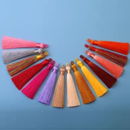 2/5/10PCS 8cm Polyester Silk Tassel Vertical Tassel Decoration Crafts DIY Jewelry Home Decoration Sewing Curtain Accessories