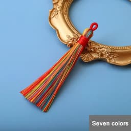 2/5/10PCS 8cm Polyester Silk Tassel Vertical Tassel Decoration Crafts DIY Jewelry Home Decoration Sewing Curtain Accessories