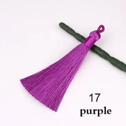 2/5/10PCS 8cm Polyester Silk Tassel Vertical Tassel Decoration Crafts DIY Jewelry Home Decoration Sewing Curtain Accessories