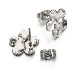 10pcs Stainless Steel Earrings Making Materials Findings Ear Studs Dangle Earrings Earplugs for DIY Jewelry Making Accessories