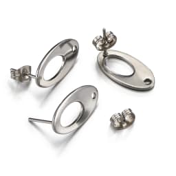 10pcs Stainless Steel Earrings Making Materials Findings Ear Studs Dangle Earrings Earplugs for DIY Jewelry Making Accessories