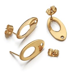 10pcs Stainless Steel Earrings Making Materials Findings Ear Studs Dangle Earrings Earplugs for DIY Jewelry Making Accessories