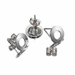 10pcs Stainless Steel Earrings Making Materials Findings Ear Studs Dangle Earrings Earplugs for DIY Jewelry Making Accessories