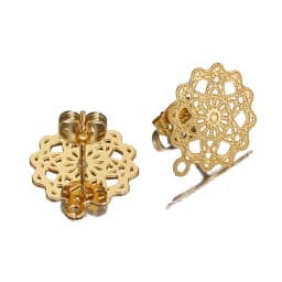 10pcs Stainless Steel Earrings Making Materials Findings Ear Studs Dangle Earrings Earplugs for DIY Jewelry Making Accessories