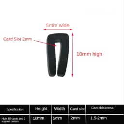 1/2/3/5/10M Black Rubber Edge Strip U Section Anti Oil Seal Edge Shield Encloser Inner Width 0.5-10mm High 5-15mm