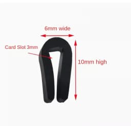 1/2/3/5/10M Black Rubber Edge Strip U Section Anti Oil Seal Edge Shield Encloser Inner Width 0.5-10mm High 5-15mm