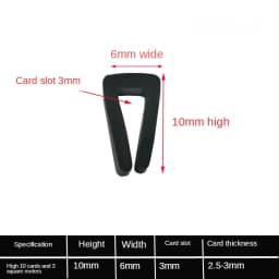 1/2/3/5/10M Black Rubber Edge Strip U Section Anti Oil Seal Edge Shield Encloser Inner Width 0.5-10mm High 5-15mm