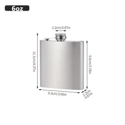 LMETJMA 1 4 5 6 7 8 9 10 oz Stainless Steel Hip Flask with Funnel Pocket Hip Flask Alcohol Whiskey Hip Flask Screw Cap KC0139